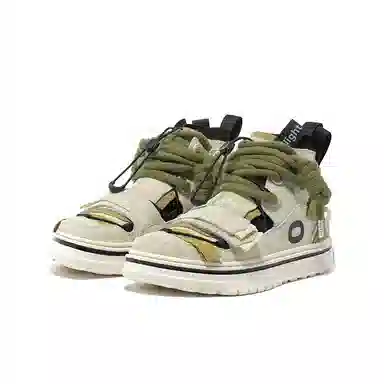 OETZI Casual Fashion Sneakers Khaki