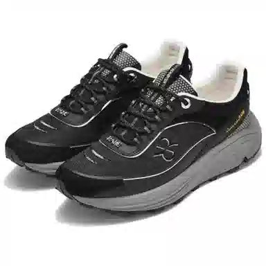 RARE Low Top Casual Sneakers Black Grey