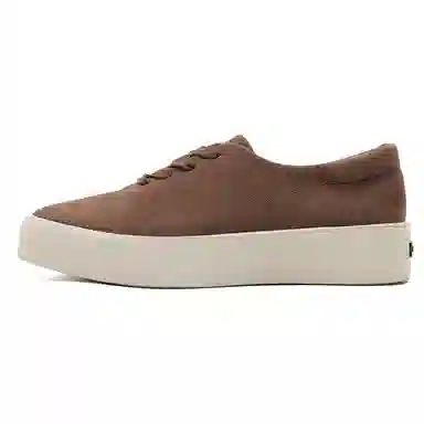 依米奴 高颜值 绒面 精致细腻 高档轻奢 增高 年轻 小众 旅游驾车 时尚潮流 百搭 脚感舒适 复古英伦风 低帮 板鞋 男款