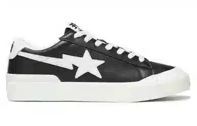 A BATHING APE MAD STA Black White