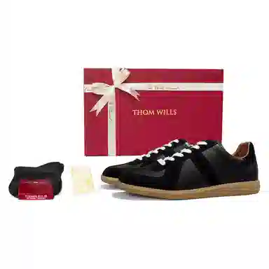Thom Wills Retro Trainer Black