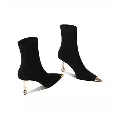 hoov 2025 Metal Toe High Heel Boots