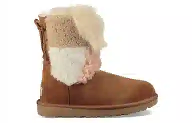 UGG Classic Short Patchwork Fluff
