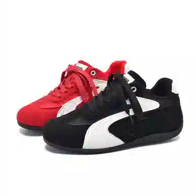 T628 Synthetic Leather Low Casual Sneakers