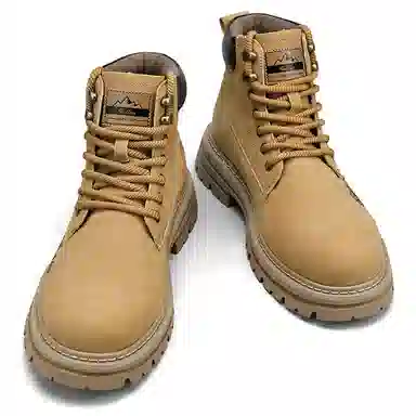 TCELLARS Classic Lace-Up Boots Maple Yellow