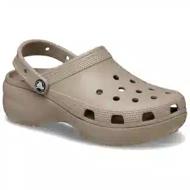 Crocs Classic Platform Clog Taupe