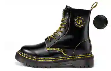 VICKI BROWN Martin Boots Black