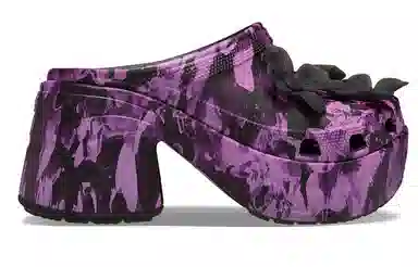 Crocs Mermaid Print Clogs Black