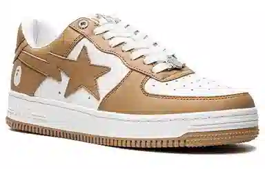 A BATHING APE STA White Brown