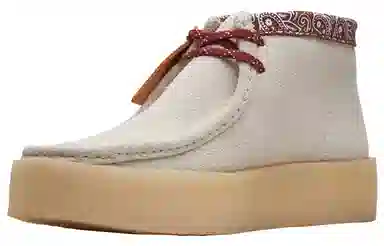 Clarks Originals Wallabee Oak White