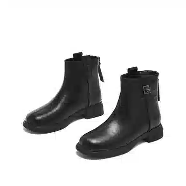 Hotwind PU Round Toe Winter Outdoor Boots Women