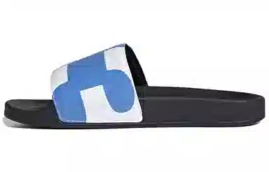 Y-3 Adilette Black Blue Orange