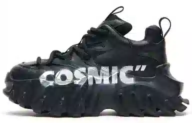KEDDO 麒麟二代 Cosmic Graffiti Platform Sneakers Black