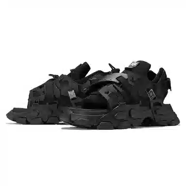 NORVINCY Black Samurai Sandals