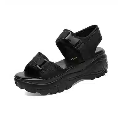 富贵鸟 织物 百搭时尚耐磨简约 沙滩凉鞋 女款