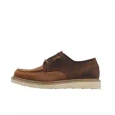 CAT Casual Leather Shoes Brown