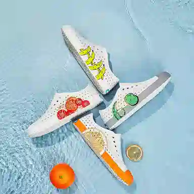 Native Jefferson Orange Print