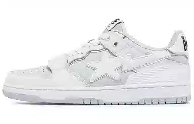 A BATHING APE SK8 Grey White