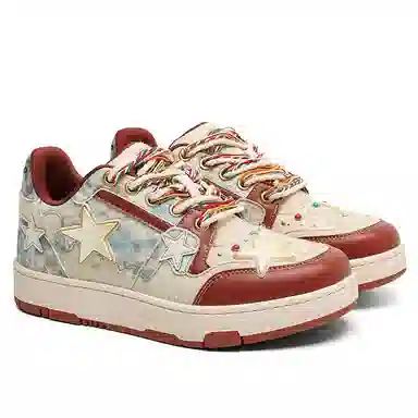 Unknown Brand Star Street Thick Sole Sneakers