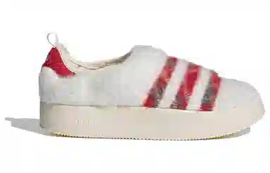 adidas Puffylette White Red