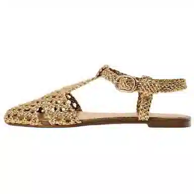 ZARA Roman Sandals Gold