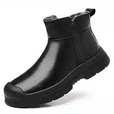 KACHILANG Short Snow Boots Black