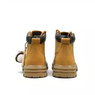 TCELLARS Classic Lace-Up Boots Maple Yellow