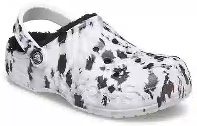 Crocs Baya Lined Clog White Grey