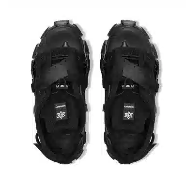 NORVINCY Black Samurai Sandals
