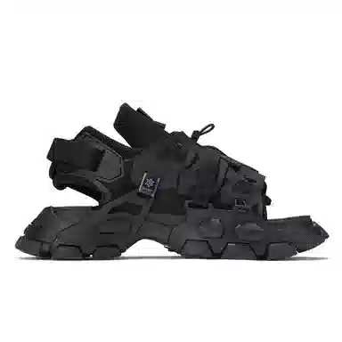 NORVINCY Black Samurai Sandals