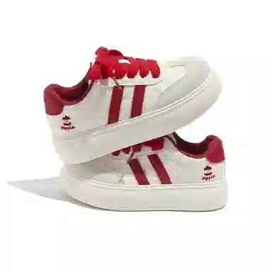 乐乐鱼 早秋学生配裙子百搭厚底运动通勤 增高 低帮 板鞋 女