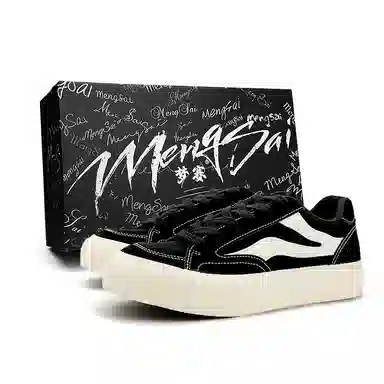 Mengsai Canvas Shoes Black
