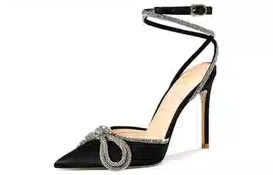 Lily Wei Fabric Heel 10cm