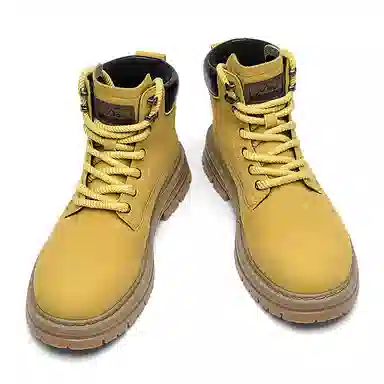 TCELLARS Classic Lace-Up Boots Maple Yellow