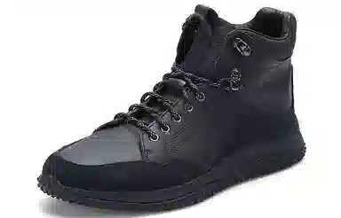 Clarks Retro Lace-Up Outdoor Boots Blue