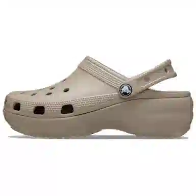 Crocs Classic Platform Clog Taupe