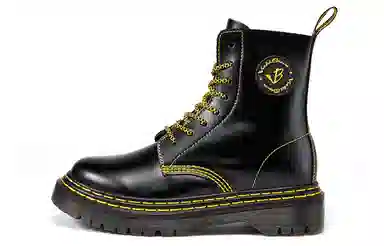 VICKI BROWN Martin Boots Black