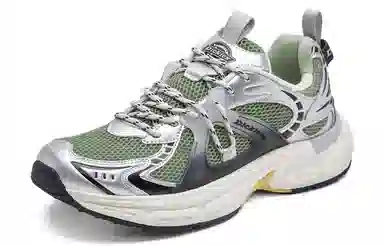 Dickies Retro Low-Top Sneakers Light Green Silver