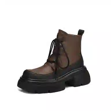 hankermeet Vintage Lace-up Martin Boots