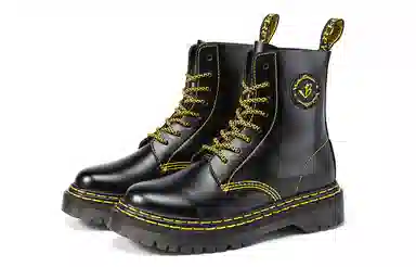 VICKI BROWN Martin Boots Black