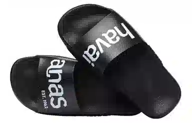 Havaianas Logomania Black