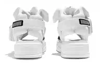 NORVINCY Platform Sport Sandals Black White