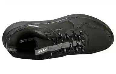 特步 低帮潮流运动休闲鞋 黑色