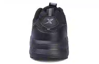 特步 低帮潮流运动休闲鞋 黑色