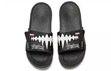 MARVEL x Anta Lifestyle Slides Black White