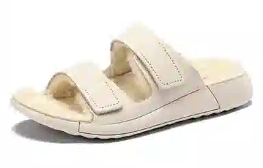 Ecco Slide Sandals 3cm Grey