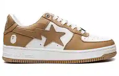 A BATHING APE STA White Brown