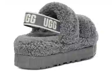UGG Fluff Slide Light Grey