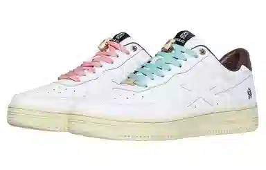 BAPE BLACK x A BATHING APE STA White