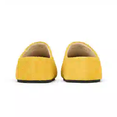 SMILEY Yellow Clog Mule